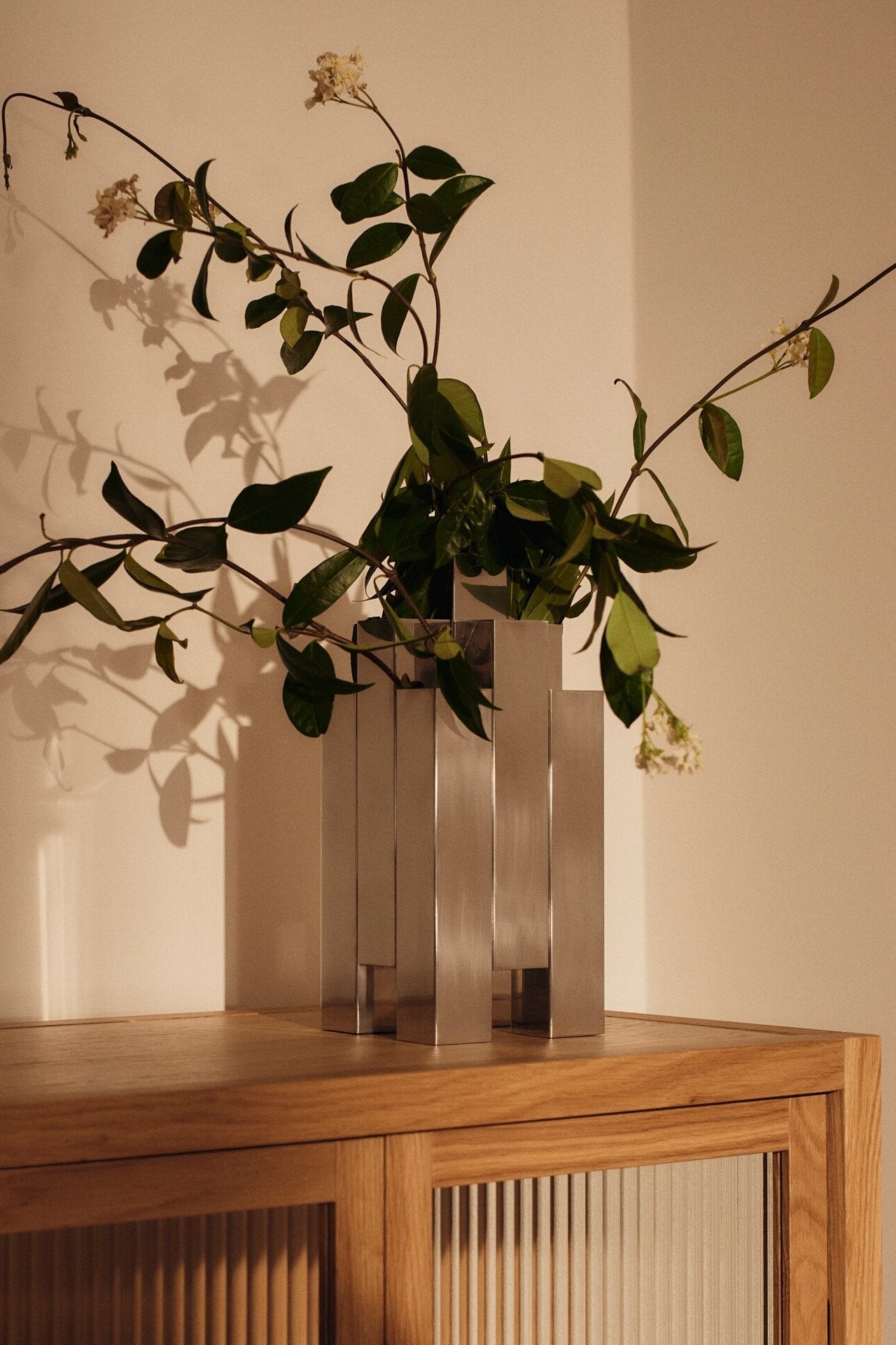 Tessera vase, H28 cm - Mirror Polished